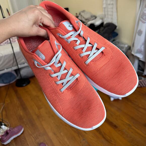Peter Millar Glide V3 Sneaker Men’s Size 13.5 Sahar Orange MS23EF06 Knit Upper‎ - Picture 6 of 14